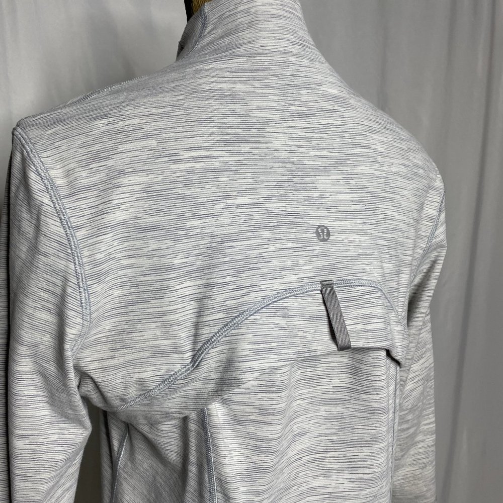 Lululemon Define Jacket Gray Striped Full Zip Moc… - image 7